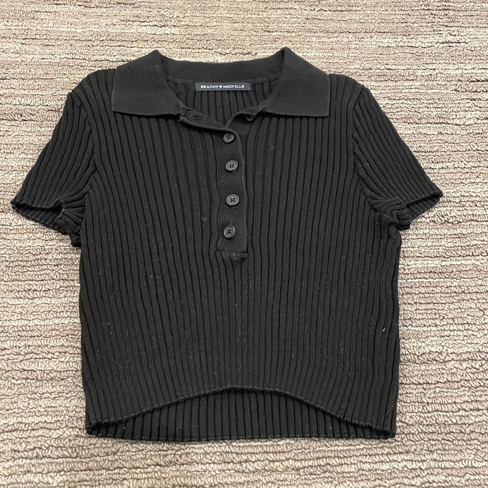 T-Shirt - Brandy Melville, Small, Black